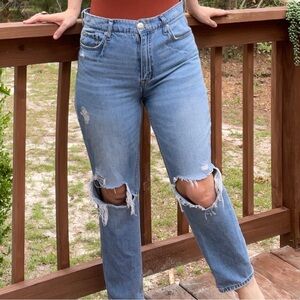 12 ripped mom jeans